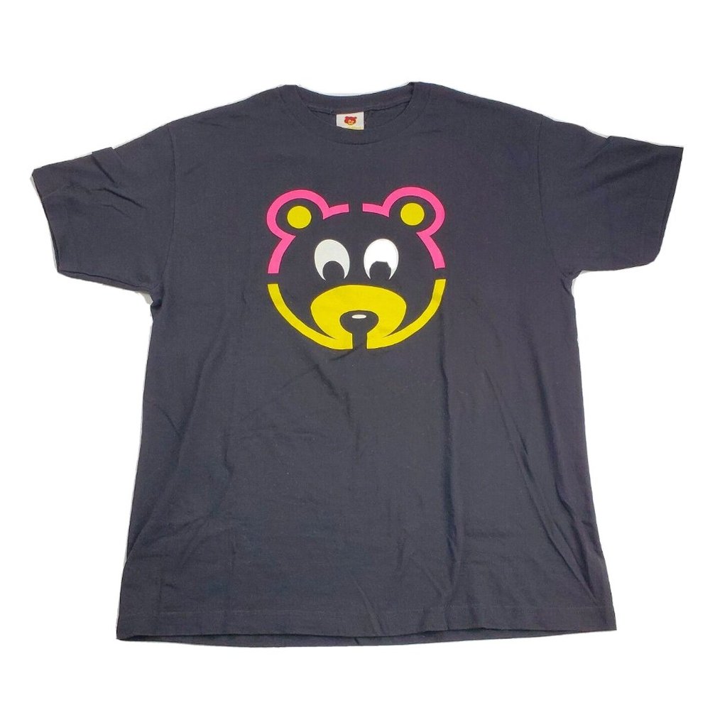 Vintage 2005 Kanye West Late Registration Bear Touch The Sky Tour T Shirt Size L